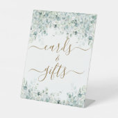 Eucalyptus Shower Cards & Gifts Pedestal Sign Reclamebord Met Voetstuk (Voorkant)