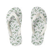 Eucalyptus Silver Dollar Tree Pattern Kinder Teenslippers (Voetbed)