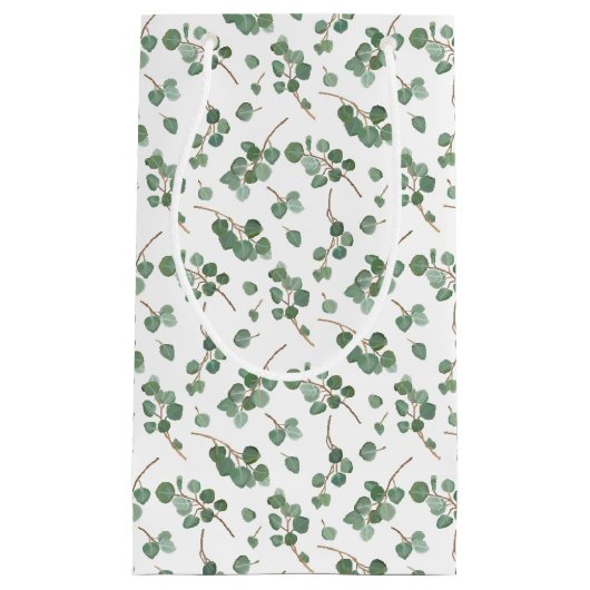 Eucalyptus Silver Dollar Tree Pattern Klein Cadeauzakje (Voorkant)
