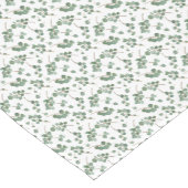 Eucalyptus Silver Dollar Tree Pattern Korte Tafelloper (Hoek)