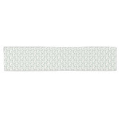 Eucalyptus Silver Dollar Tree Pattern Korte Tafelloper (Horizontaal)