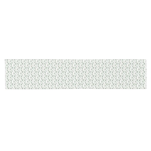 Eucalyptus Silver Dollar Tree Pattern Korte Tafelloper (Horizontaal)