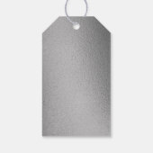 Eucalyptus Silver Geometric Vrijgezellenfeest Cadeaulabel (Achterkant)