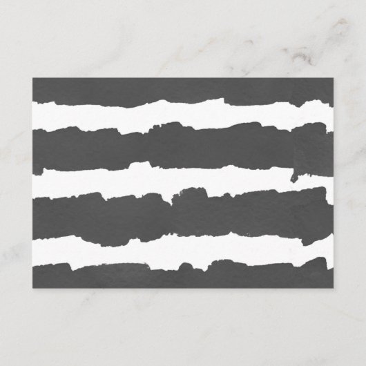 Eucalyptus simpel zwart wit waterverf receptie informatiekaartje (Achterkant)