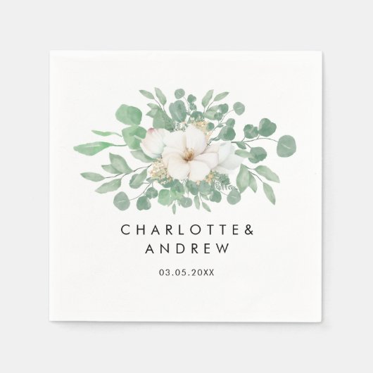 Eucalyptus simpelegant servet (Voorkant)