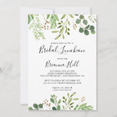 Eucalyptus Simple Bridal Luncheon Vrijgezellenfees Kaart (Voorkant)