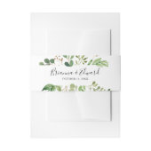 Eucalyptus Simple Brown Floral Weddenschap Uitnodigingen Wikkel (Voorkant Voorbeeld)