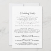 Eucalyptus Simple Floral Wedal Welcome Letter (Achterkant)