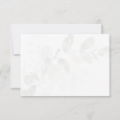 Eucalyptus Simple Script Funeral Bedankkaart (Achterkant)