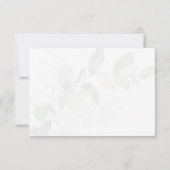 Eucalyptus Simple Script Funeral Bedankkaart (Achterkant)