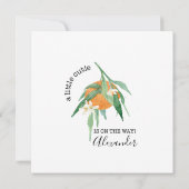 Eucalyptus Sinaasappel een kleine Waterverf Kaart (Achterkant)