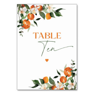 Eucalyptus sinaasappels citrus thema tabel nummer  kaart