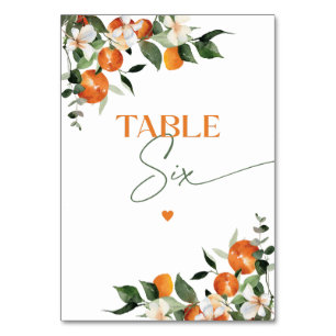 Eucalyptus sinaasappels citrus thema tabel nummer  kaart