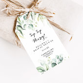 Eucalyptus Sip Sip Hooray Vrijgezellenfeest Cadeaulabel