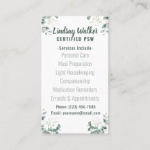 Eucalyptus Soft Green Personal Support Worker