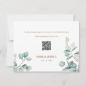 Eucalyptus Song Hy/Shuang Xi RSVP met code QR (Achterkant)