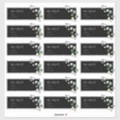 Eucalyptus Sprig Guest Address Labels (Vel)