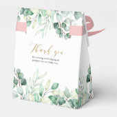 Eucalyptus Sprinkle the Love Bedankt Baby shower Bedankdoosjes (Achterkant)