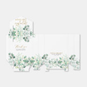 Eucalyptus Sprinkle the Love Bedankt Baby shower Bedankdoosjes (Uitgevouwen)