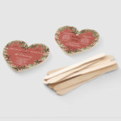 Eucalyptus Starfish Herfst Autumn terracotta Handwaaier (Niet-gemonteerd)