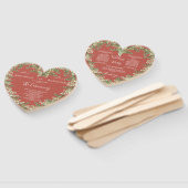 Eucalyptus Starfish Herfst Autumn terracotta Handwaaier (Niet-gemonteerd)