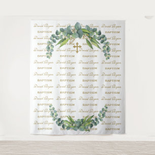 Eucalyptus Step & Repeat Gouden Doop Requisiet Wandkleed