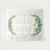 Eucalyptus Step & Repeat Gouden Dooprequisiet Wandkleed (Voorkant (horizontaal))