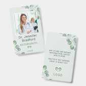 Eucalyptus stijl op maat badge (Voor- en achterkant)