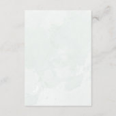 Eucalyptus stoffig blauw waterverf groen informatiekaartje (Achterkant)