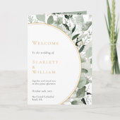 Eucalyptus stoffig Roos gouden salie vintage bruil Programma (Voorkant)