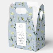 Eucalyptus stoffige blauwe kater kit bruiloft bedankdoosjes (Geopend)