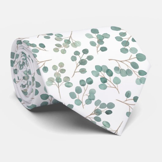 Eucalyptus Stropdas (Opgerold)