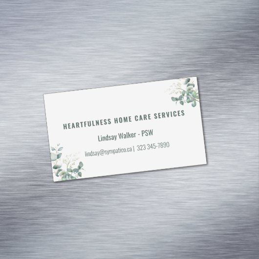 Eucalyptus Style Magnet Magnetisch Visitekaartje (Voorbeeld)