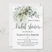 Eucalyptus succulent greenery vrijgezellenfeest kaart (Voorkant)