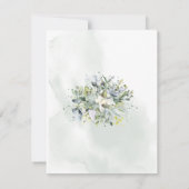 Eucalyptus Succulent groen Details invoegen Kaart (Achterkant)