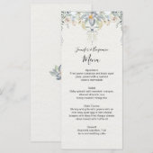 Eucalyptus Succulenten Bloemige Trouw | Menu (Voorkant / Achterkant)
