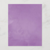 Eucalyptus Succulenten Bruiloft Flyer (Achterkant)