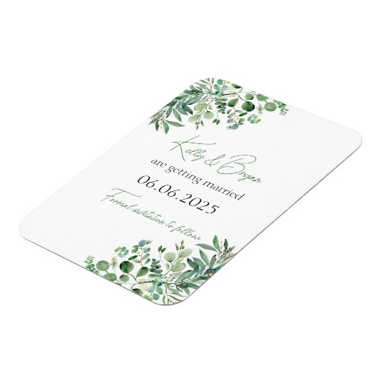 Eucalyptus Suite - Bewaar de datummagneet Magneet (Linkerzijde)