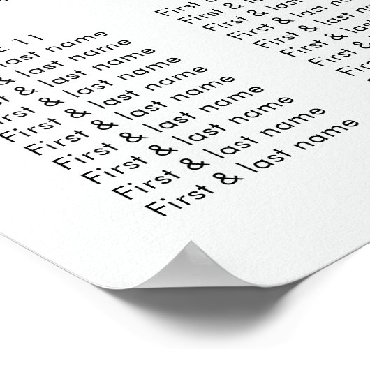 Eucalyptus Sunflower Floral Wedding Seating Chart Poster (Hoek)