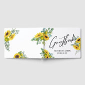 Eucalyptus Sunflower Handschrift Guestbook Gastenboek (Volledig)