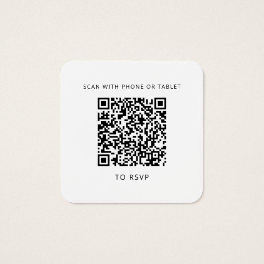 Eucalyptus Sunflower QR Code Weddenschap Website R Vierkante Visitekaartjes (Achterkant)