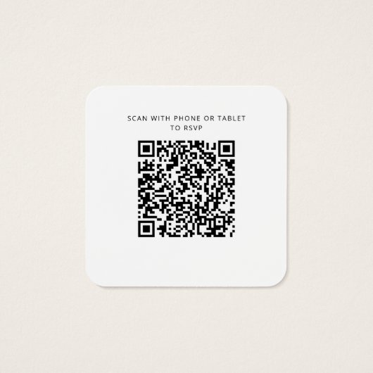 Eucalyptus Sunflower QR Code Weddenschap Website R Vierkante Visitekaartjes (Achterkant)