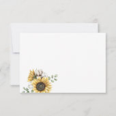 Eucalyptus Sunflower Zwangere Sonogram Baby (Achterkant)