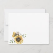 Eucalyptus Sunflower Zwangere Sonogram Baby (Achterkant)