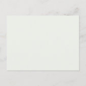 Eucalyptus Table Wedding Seating Chart Kaart (Achterkant)