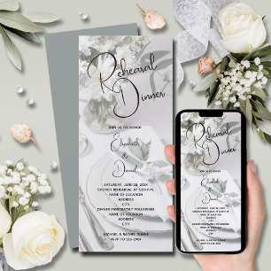 Eucalyptus tafel instelling repetitie diner kaart