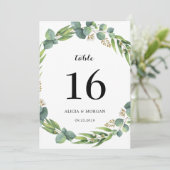 Eucalyptus tafelnummer (Staand voorkant)