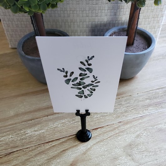Eucalyptus Tafelnummer Kaart | Bruiloft