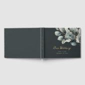 Eucalyptus tak  bruiloft gastenboek (Volledig)
