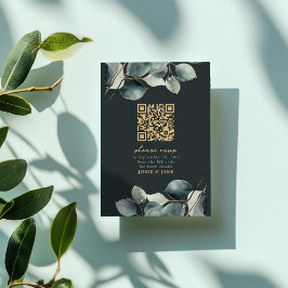 Eucalyptus tak bruiloft rsvp behuizing informatiekaartje